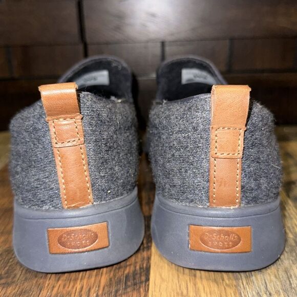 DR SCHOLLS Gray Moisture Wicking Cushioned Free Step & Go Slip On Flat Shoes Sz9 - Picture 11 of 16